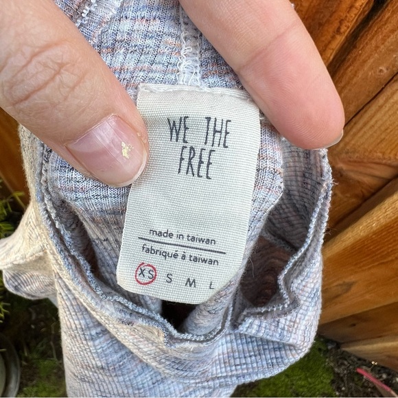 Free People Multi-Color Stonecold Mock-Neck Split-Back Top 🌿 - Picture 8 of 9